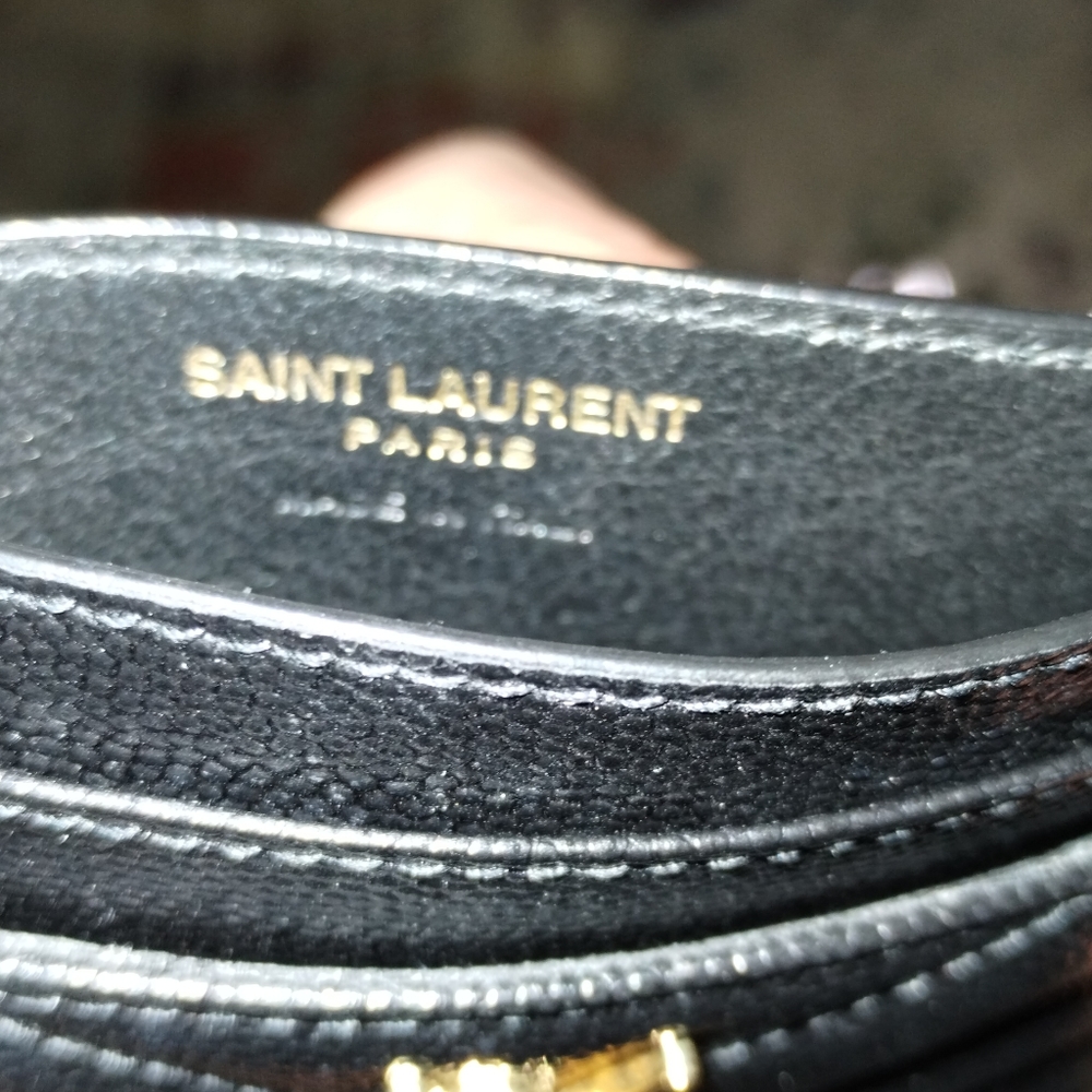 Saint Laurent CASSANDRE MATELASSÉ CARD CASE IN GRAIN DE POUDRE EMBOSSED LEATHER - Picture 3 of 8